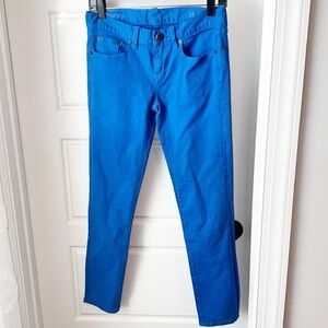 NWT J Crew Blue Toothpick Ankle Size 26